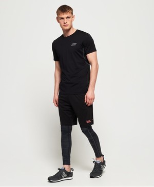 Superdry Active Training Leggings Férfi Sportruházat Fekete | CLWIK8092